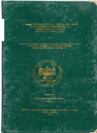 Image of ANALISIS PENGARUH PAJAK HOTEL DAN RESTORAN SERTA RETRIBUSI DAERAH TERHADAP PENDAPATAN ASLI DAERAH KOTAMADYA YOGYAKARTA
