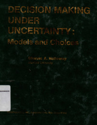 Image of Decision Making Under Uncertainty : Models and Choices