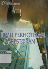 Image of Pengantar Ilmu Perhotelan & Restoran