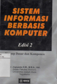 Image of Sistem Informasi Berbasis Komputer
