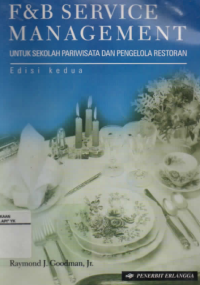 Image of F&B Service Management; Untuk Sekolah Pariwisata Dan Pengelolaan Restoran